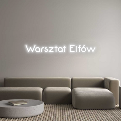 Personalizowany neon: Warsztat Elfów