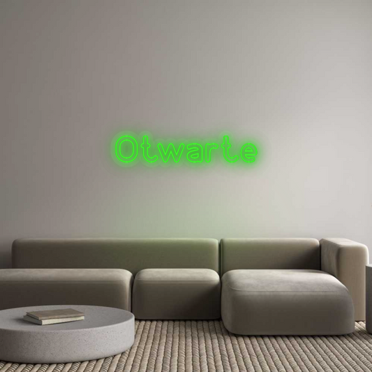 Personalizowany neon: Otwarte