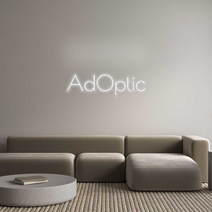 Personalizowany neon: AdOptic