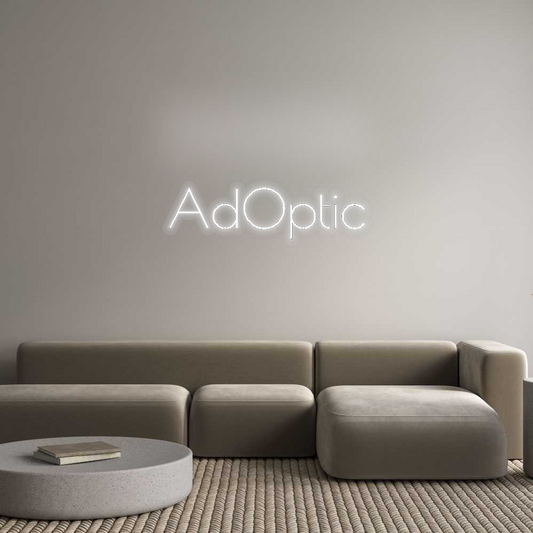 Personalizowany neon: AdOptic