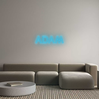 Personalizowany neon: ADAM
