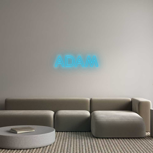 Personalizowany neon: ADAM