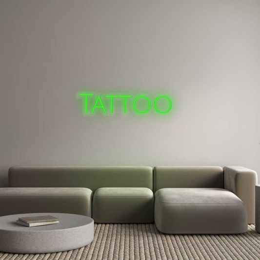 Personalizowany neon: Tattoo