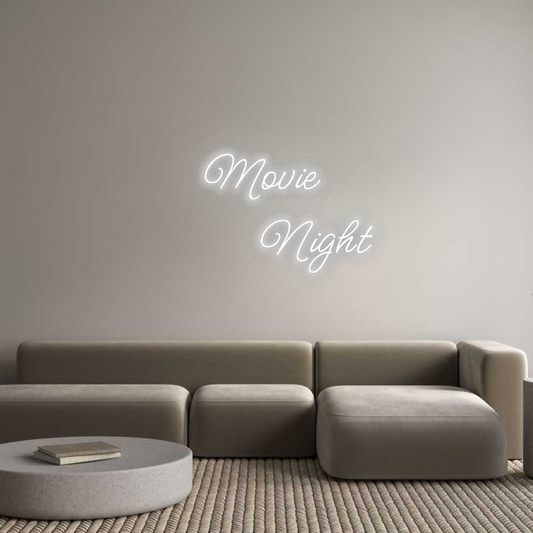 Personalizowany neon: Movie 
     ...