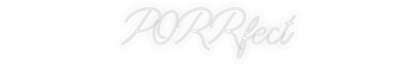 Personalizowany neon: PORRfect