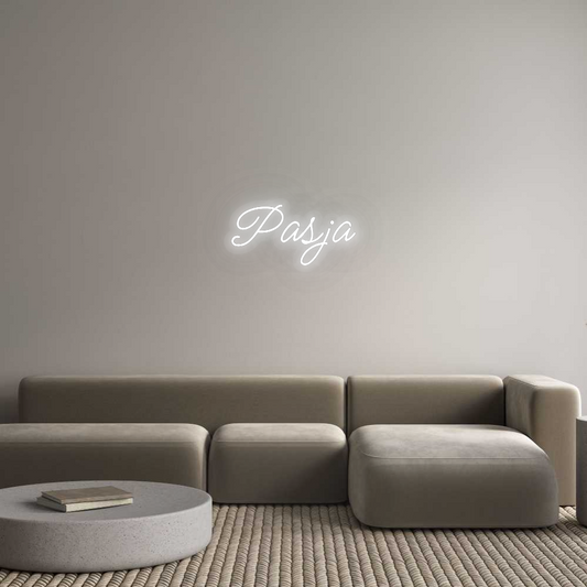 Personalizowany neon: Pasja