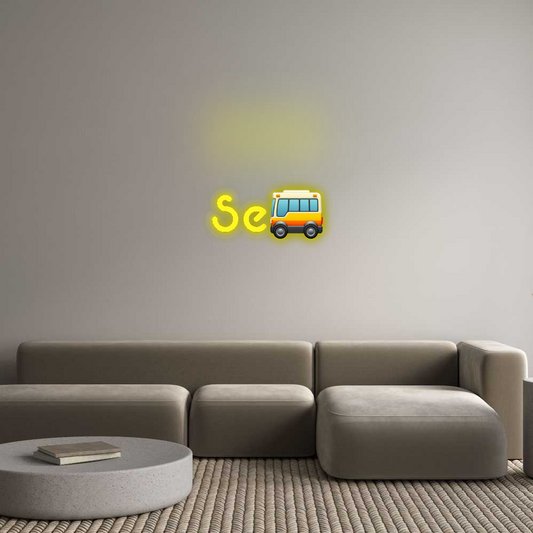 Personalizowany neon: Se🚌