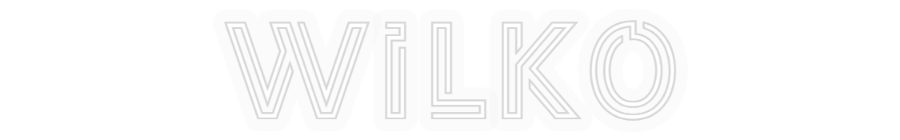 Personalizowany neon: WiLkO