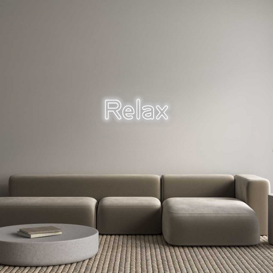 Personalizowany neon: Relax