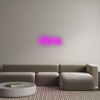 Personalizowany neon: Abra
