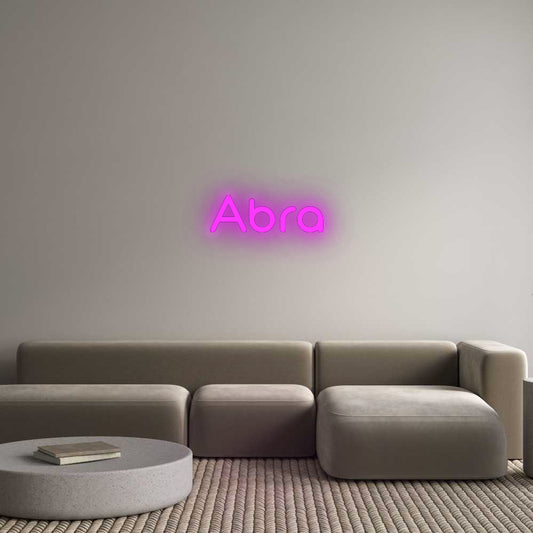 Personalizowany neon: Abra