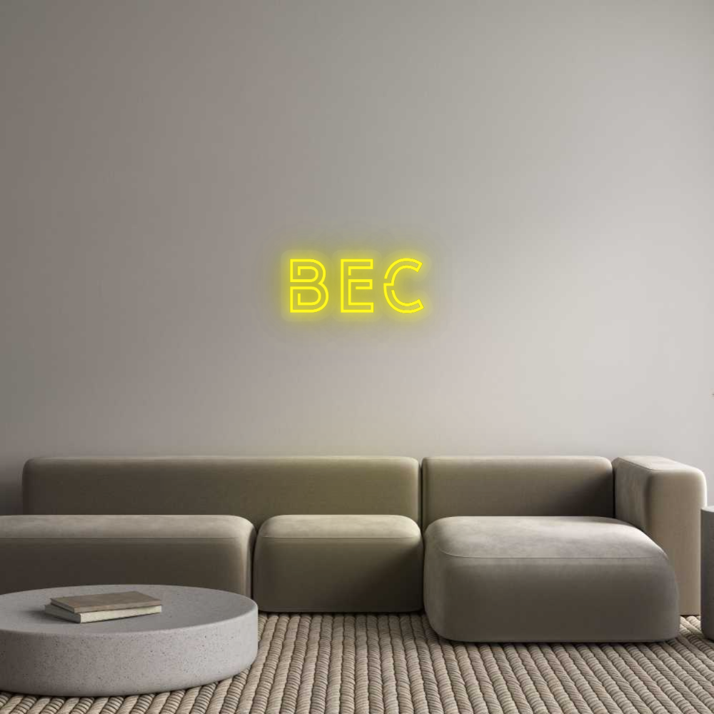 Personalizowany neon: BEC