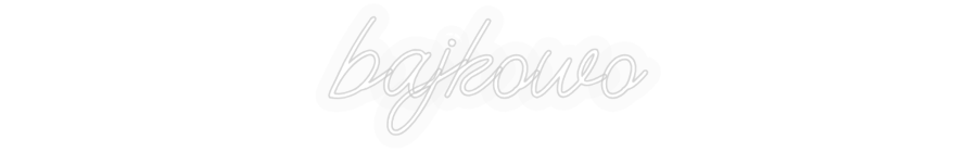 Personalizowany neon: bajkowo