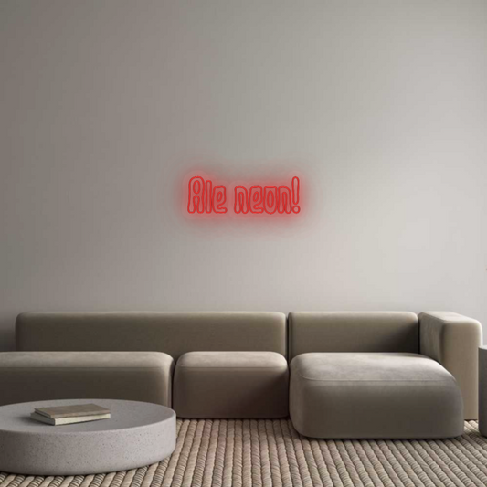 Personalizowany neon: Ale neon!