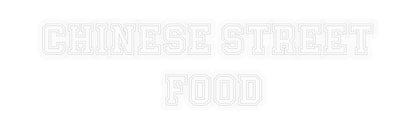 Personalizowany neon: CHINESE STREE...
