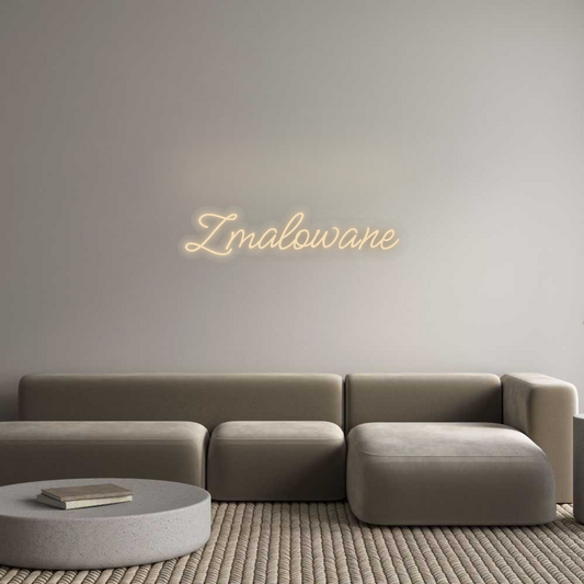 Personalizowany neon: Zmalowane