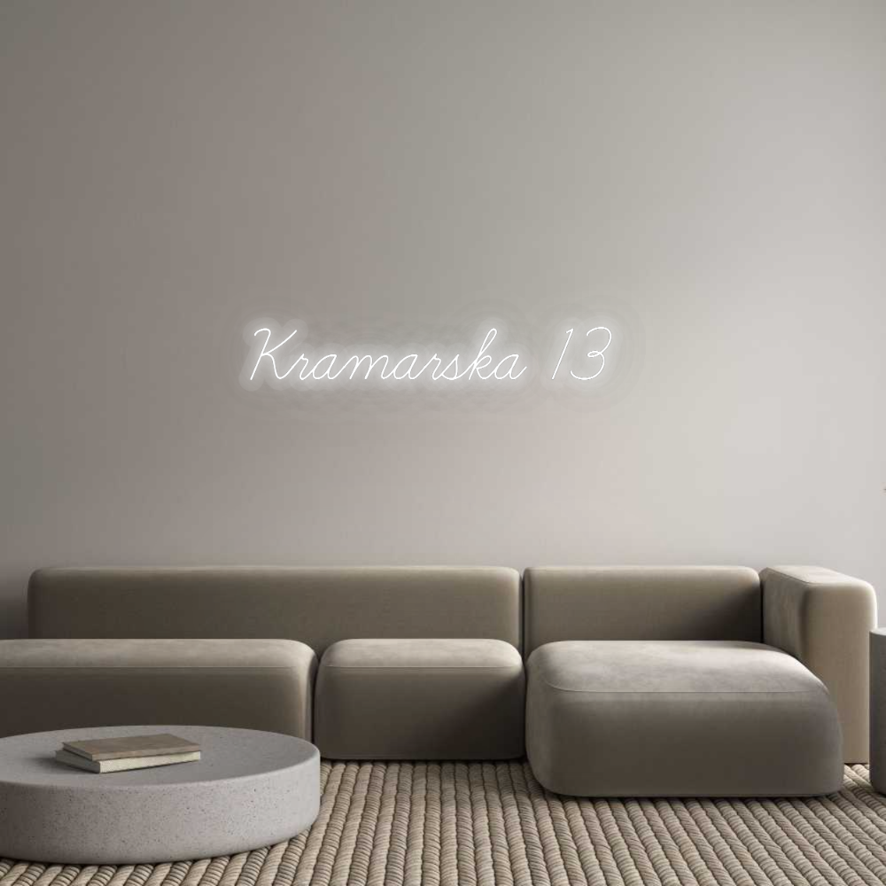 Personalizowany neon: Kramarska 13