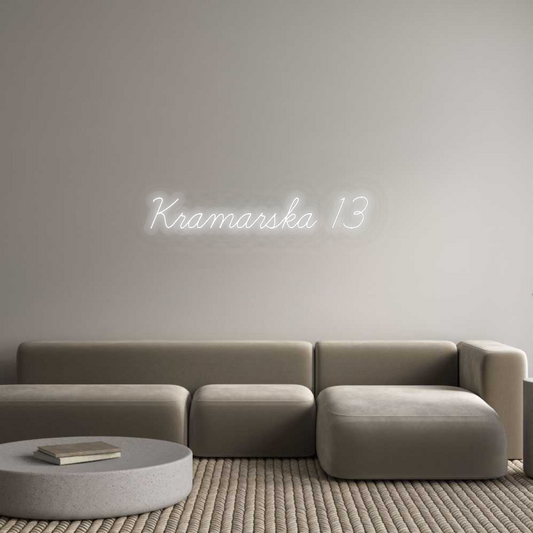 Personalizowany neon: Kramarska 13