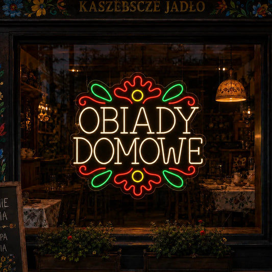 Neon "Obiady Domowe" folk