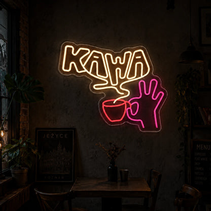 Neon Kawa z Pary