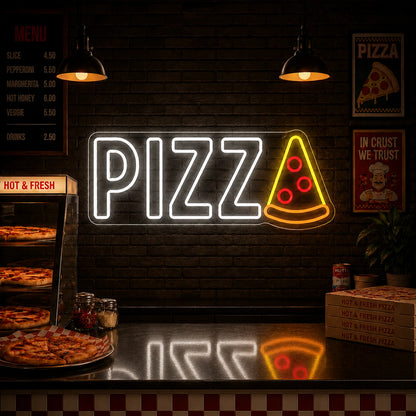 Neon Pizza ze Slicem