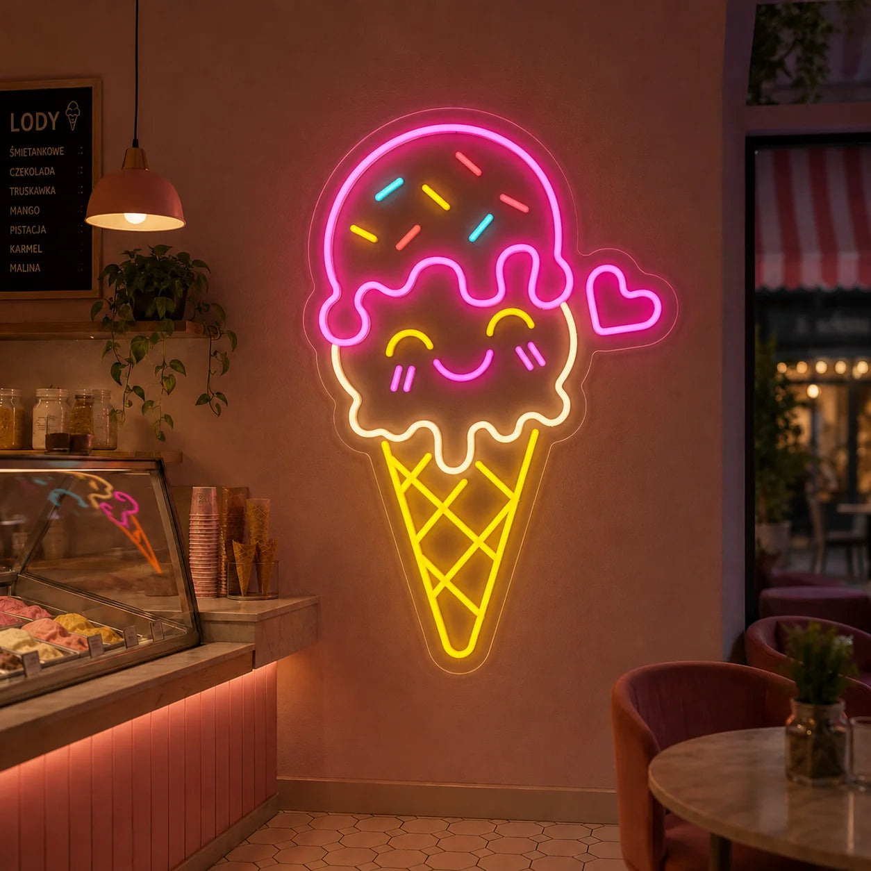 Neon Lody z Posypką
