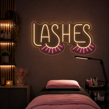 Neon "Lashes"