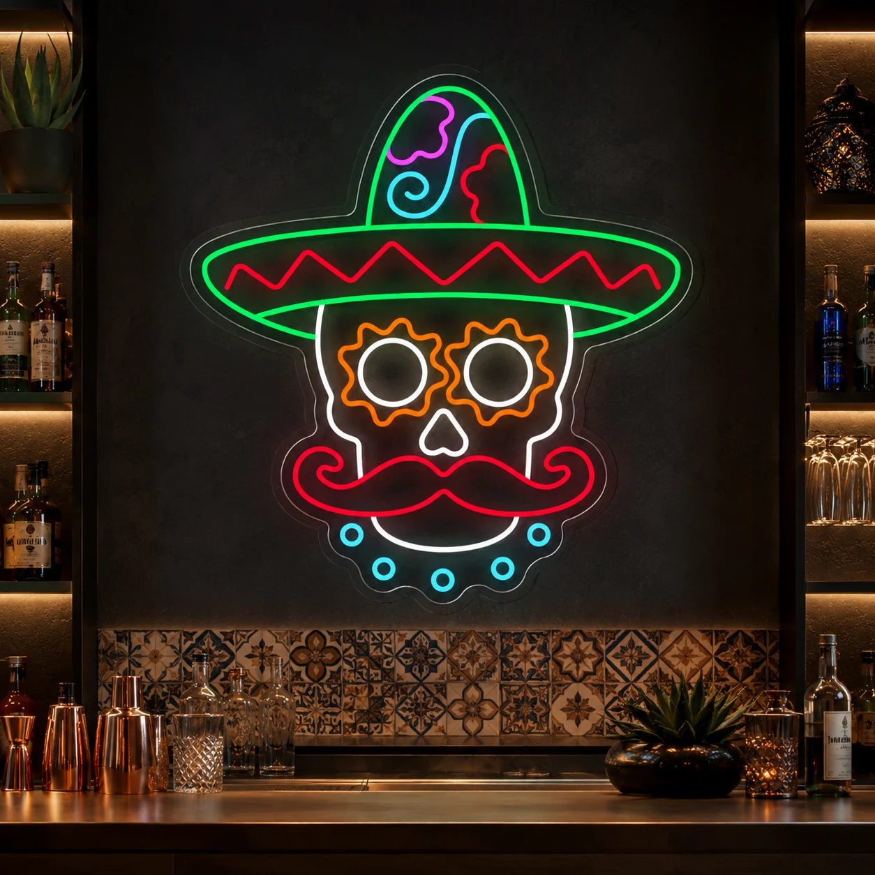 Neon Calavera Premium