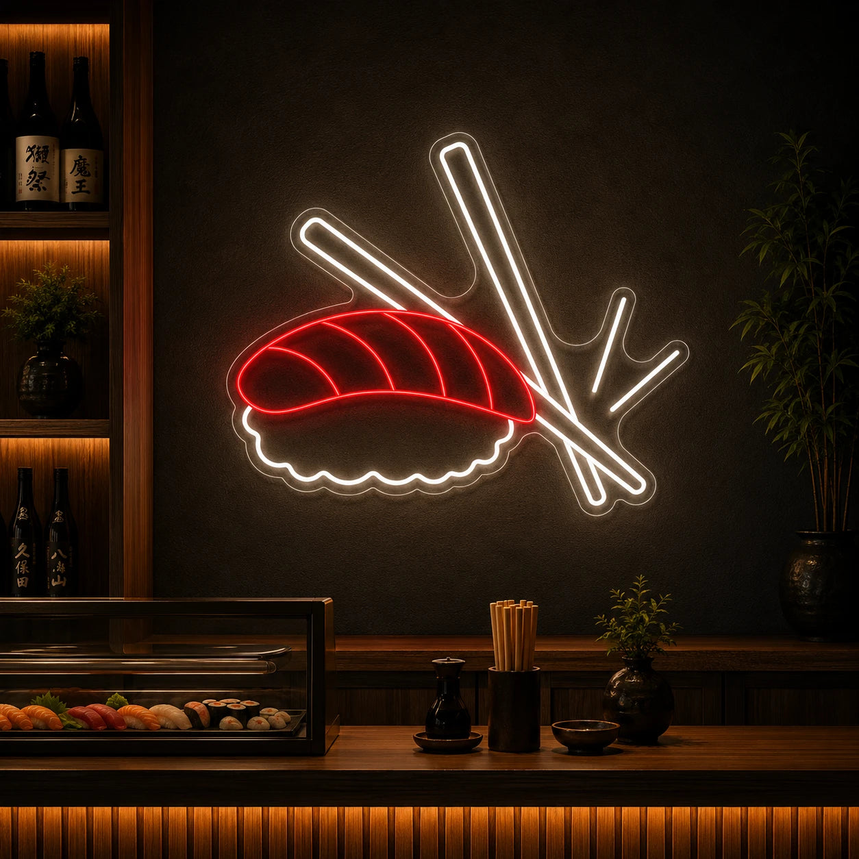 Neon Sushi Nigiri