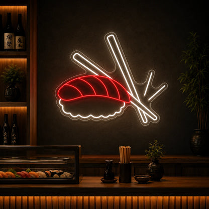 Neon Sushi Nigiri