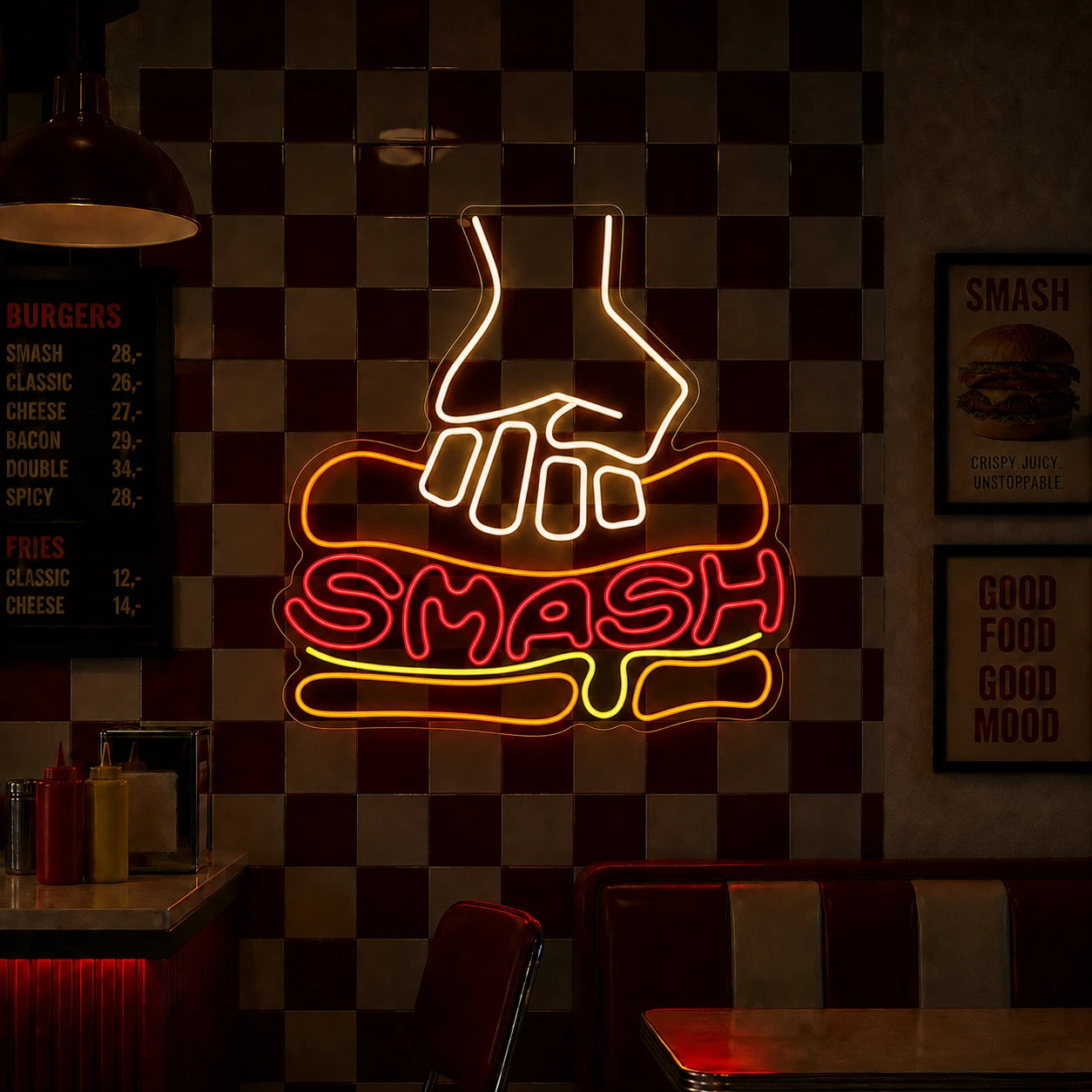 Neon „SMASH” New School