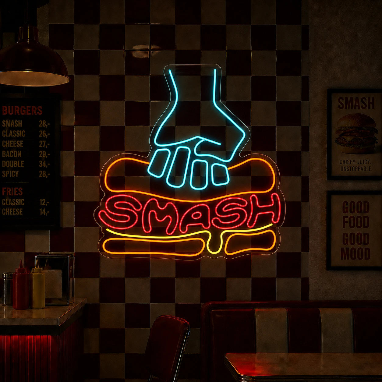 Neon „SMASH” New School