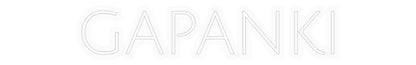 Personalizowany neon: GAPANKI