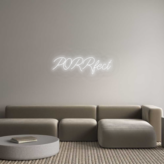 Personalizowany neon: PORRfect