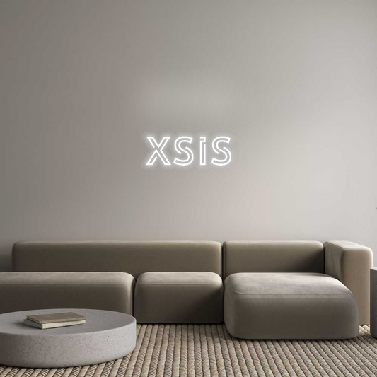 Personalizowany neon: XSIS