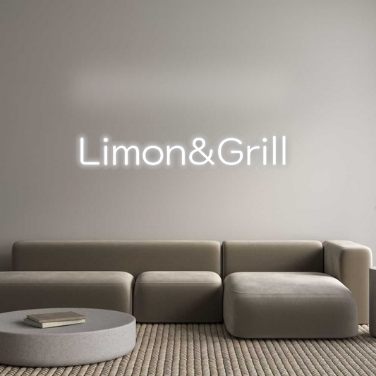 Personalizowany neon: Limon&Grill