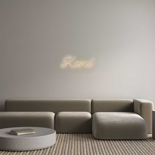 Personalizowany neon: Kamil