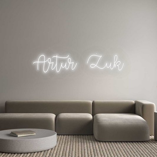 Personalizowany neon: Artur  Żuk
