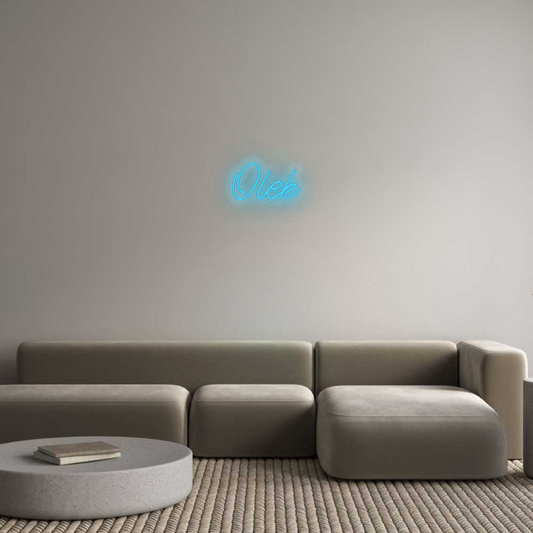 Personalizowany neon: Olek