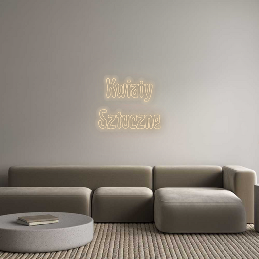 Personalizowany neon: Kwiaty
Sztuc...