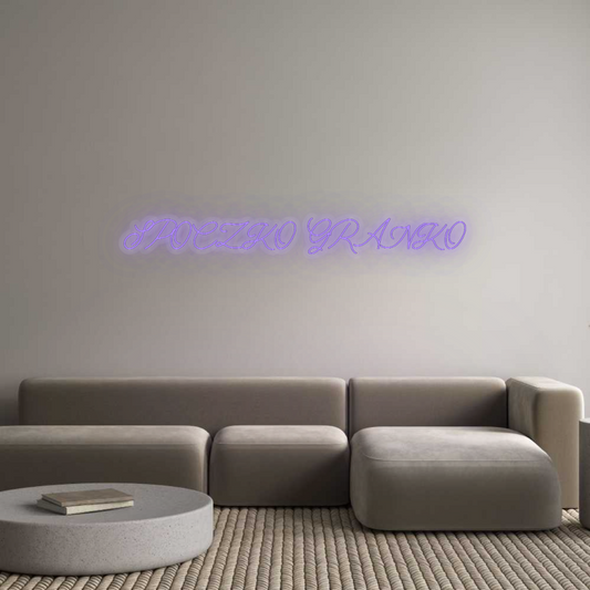 Personalizowany neon: SPOCZKO GRANKO