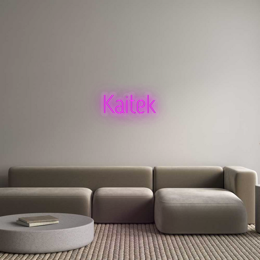 Personalizowany neon: Kaitek