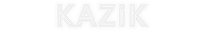 Personalizowany neon: KAZIK