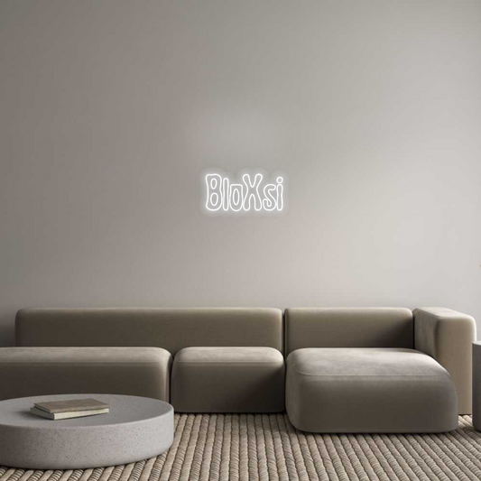 Personalizowany neon:  BloXsi