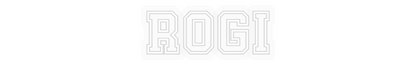 Personalizowany neon: ROGI