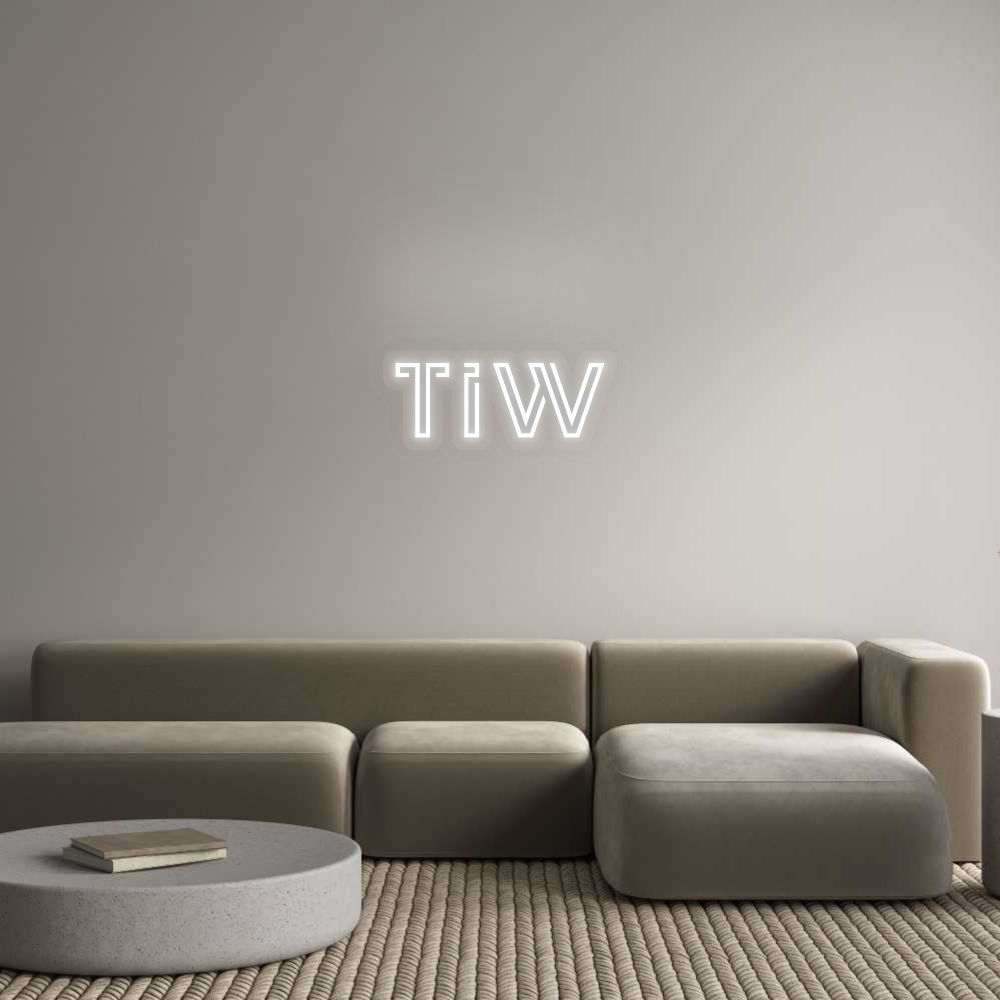 Personalizowany neon: TiW