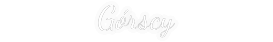 Personalizowany neon: Górscy