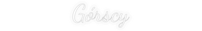 Personalizowany neon: Górscy