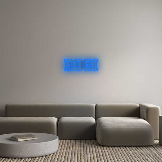 Personalizowany neon: ROGI