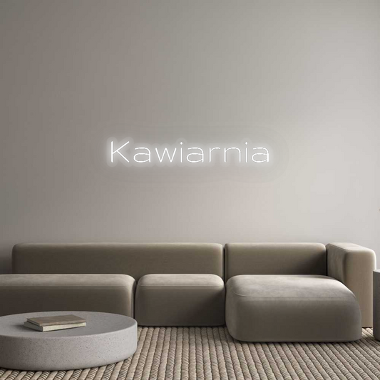 Personalizowany neon: Kawiarnia